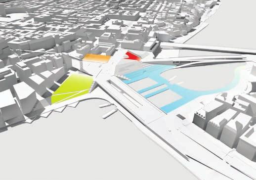 Idag finns två viktiga rekreationsytor på Slussen; Ryssgården och Munkbrokajen och tidvis Karl Johans torg när Debaser har uteservering där.