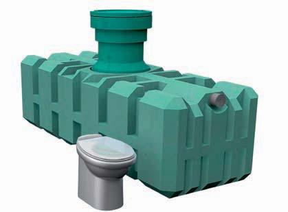 Själva vakuumenheten är en våtdammsugare som finns tillgänglig i byggvaruhandeln eller stormarknaden, 360 dagar om året. Två toaletter - två lösningar: Systemet är enkelt att anlägga.