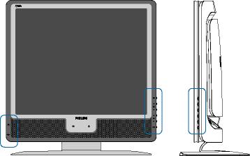 Installera LCD-monitorn Produktbeskrivning, framsidan Ansluta till PC:n Komma igång Optimera prestanda Installera LCD-monitorn
