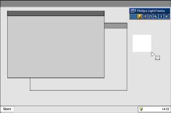Produktinformation på CD-ROM-skivan. För att installera LightFrame TM DR, lägg i CD-ROM-skivan i din CD-ROM-enhet. När CD-menyn syns på skärmen: 1) Välj önskat språk.
