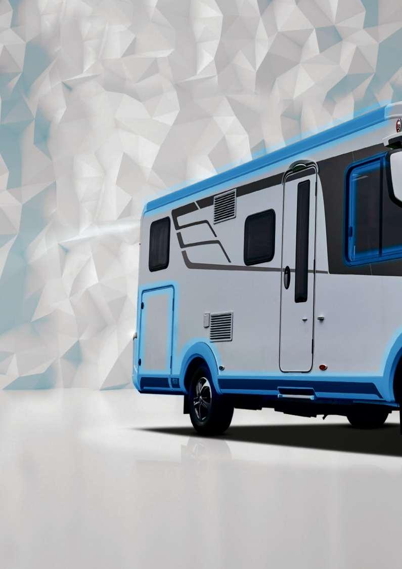 Uppbyggnad och säker het Vara säkert förberedd på allt med HYMER. Förvaring Förvaringsutrymmena förenar klass och vikt på ett unikt sätt.