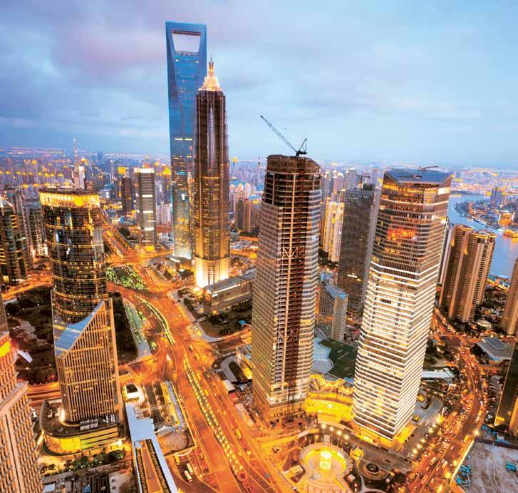 A DEN GLOBALA STÅL- OCH JÄRNMALMSMARKNADEN Bostadsprojekt i Shanghai.
