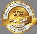 T Tallen ll 40 år Granen