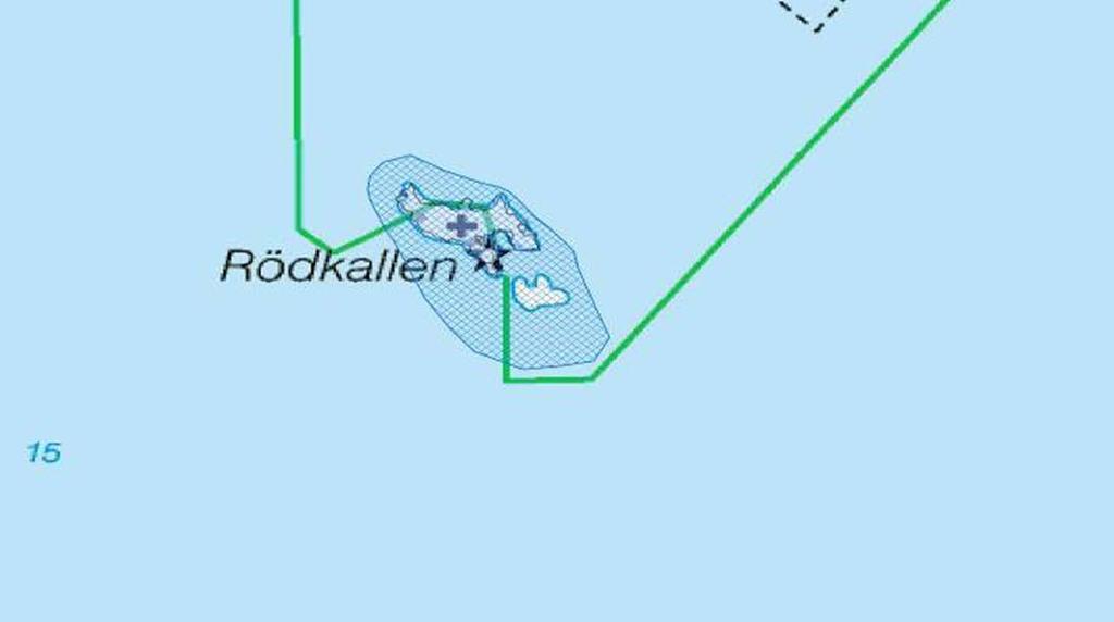 Områdets historia Rödkallen är en flack moränö med inslag av sand och klappersten och det finns endast en mindre träddunge på ön som skydd för vinden.