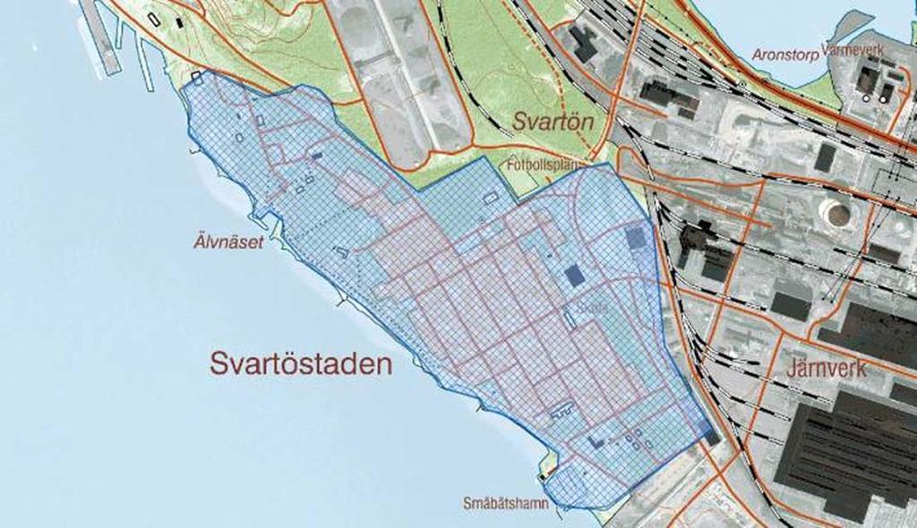 Områdets historia Luleå förändrades under 1800-talets slut från en liten köpstad till en expanderande industristad, mycket tack vare malmbanans tillkomst 1888.