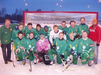 Matchen spelades i snöfall på Tingvalla inför drygt 150 tappra åskådare. Fem av Mosseruds sju mål gjordes på fasta situationer.