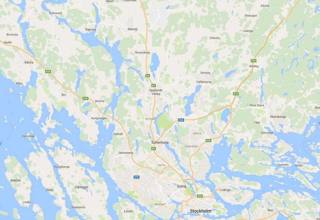 Tydligt att glesare miljöer ger lägre hyresnivåer - undantag Swedavias hyresgäster vid Arlanda.