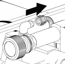 Byte av hydraulpump Byte av hydraulpump Byte av hydraulvätska Urtappning a. Sätt ett kärl under oljetanken och dräneringspluggen. b. Skruva ur pluggen (64) och tappa ur vätskan ur tanken. 3.