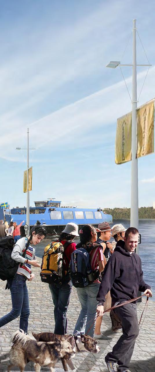 Besökarna från vattnet - så här blir det Stadsdelens bästa vänner är båtarna och fartygen ute på vattnet och vid kajerna.