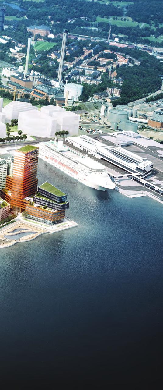 Läget - så här blir det Värtahamnen är en stad i staden och det är nära. På ett kick tar du dig till Lidingö, Gärdet, Djurgården och City.