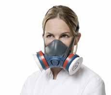 KORTTIDSMASK SAFEWORX P2 Masken är bekväm att använda då den har polypropylenfodrad insida med formad näsdyna i mjukt skum.