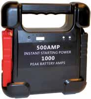 390:- BOOSTER JUMP- STARTER 1224 En liten räddare i nöden när 12 eller 24 volts batteriet ej orkar, som i t.ex. bilen, lastbilen, båten, gräsklipparen mm.