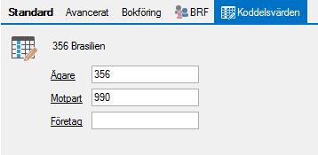 BOKFÖRING Om denna ägare har ett annat ekonomisystem kan du göra avvikandeinställningar för exportformatet här.