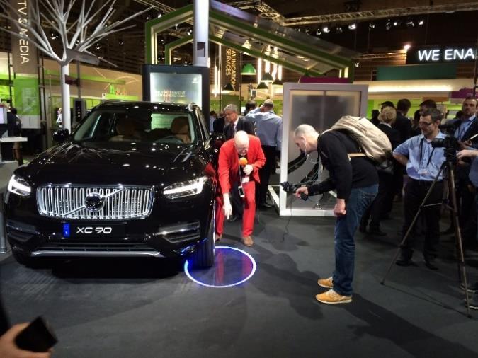 Figur 116: Foton från Volvo Cars demonstration på