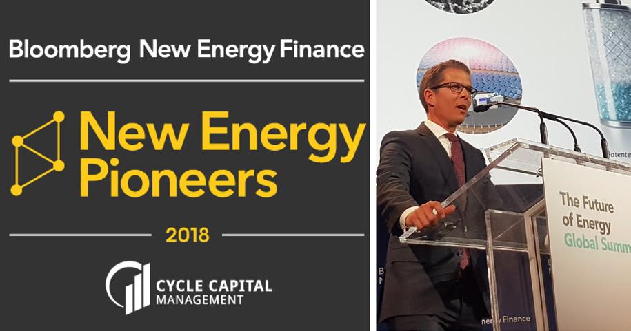 Väsentliga händelser...under ANDRA KVARTALET SaltX vann Bloomberg New Energy Pioneer Award SaltX vann utmärkelsen New Energy Pioneers 2018 som delades ut av Bloomberg New Energy Finance.