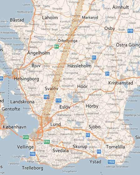 Järnväg Södra stambanan har sedan anläggandet 1858 varit avgörande för ens utveckling. Tidigare har stationerna legat tätt, men idag finns två stationer i en, Höörs station och Tjörnarps station.