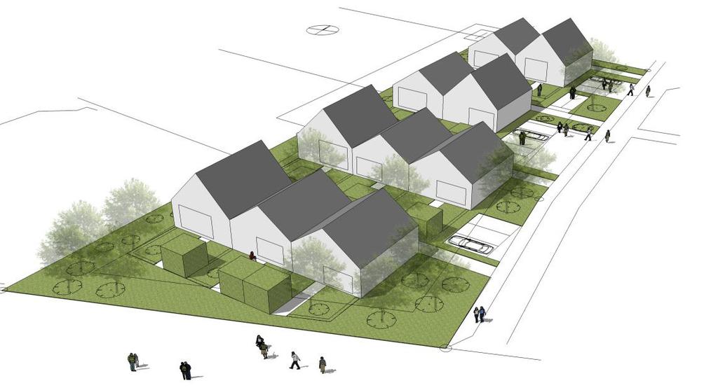 BOSTÄDER Skala 1:2 000 En mångfald av olika bostadstyper är en viktig förutsättning