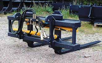 Drivex nya gaffelställ/pallgafflar med skyddad (SC) cylinder har en mycket bra genomsikt samtidigt som hydraulcylindrarna är
