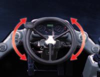 ZF-differential med begränsad slirning Maskinens drivaxlar är utrustade med en differential med
