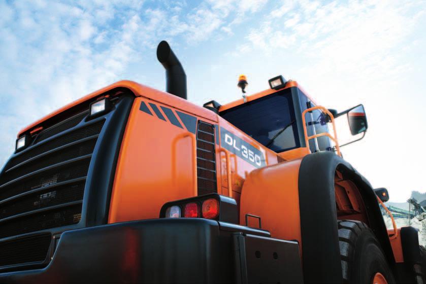 DOOSAN har använt FEM-tekniker för att garantera en lång livslängd för bärande  Alla