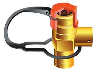 Material typ 1: Plugg: HPE, Ban: LPE. typ 2: Lock: HPE.