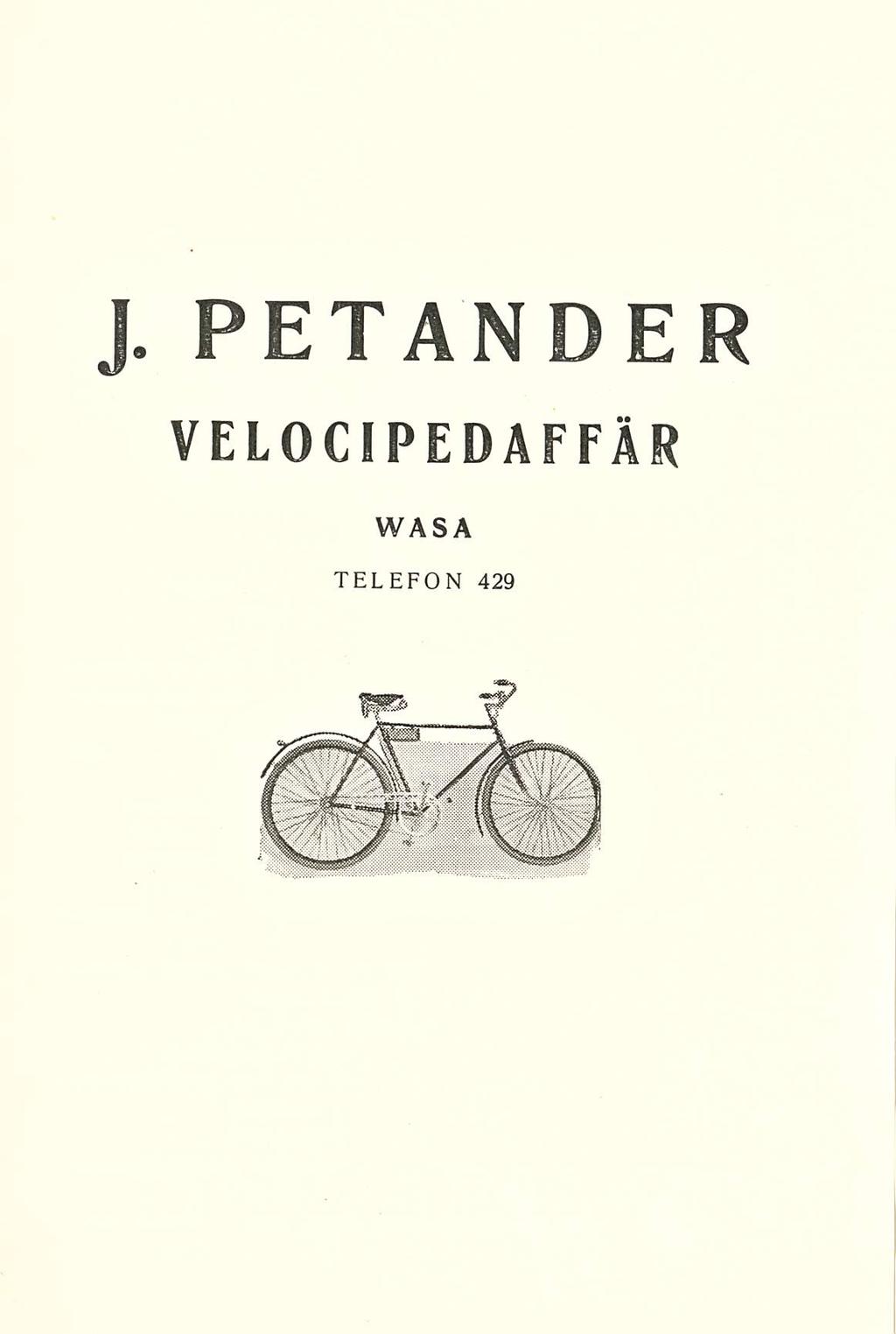 J. PETANDER