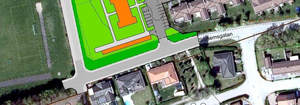 Västergatan. Areal Planområdet är ca 6900 m 2 varav ca 2900 m 2 avses utgöra tomtmark för flerbostadshus.