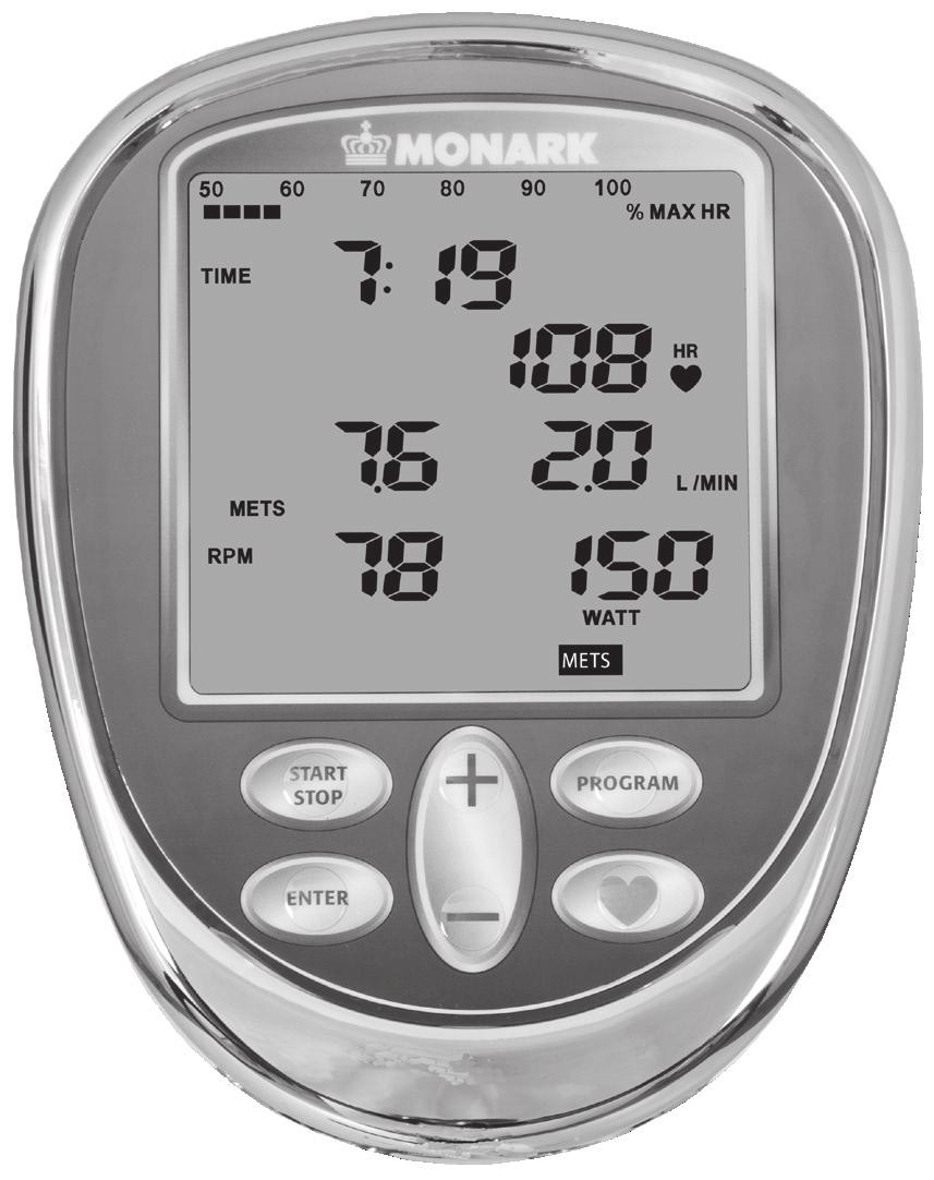 METS Ställ in vikt data Weight kg 75 Ställ in ålder data Age 35 Ställ in max HR Displayen föreslår en beräknad max HR baserad på din ålder (220 - ålder). Justeras om önskas.