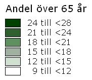 Det är väsentligt fler kvinnor än män i åldrarna 65 år och äldre i alla nämndsområden (tabell A-1). Tabell A-1.