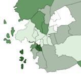 Andel 65+ Andel 8+ Kvinnor Män Kvinnor Män HSN 1 25,2% 22,8% 8,2% 5,4% HSN 2 26,8% 22,8% 9,3% 5,9% HSN 3 21,1% 17,4% 6,9% 4,4% HSN 4 19,6% 17,2% 5,4% 3,7% HSN 5 18,2% 13,8% 6,6% 3,6% HSN 6 19,5%