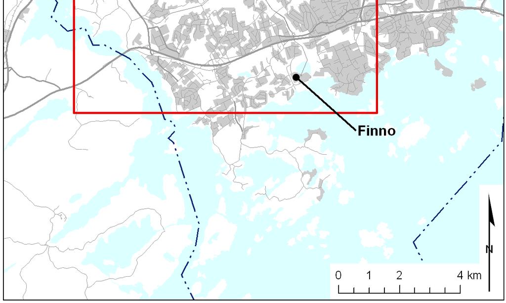 Planområdet för etapplandskapsplan 3 för Nyland. Planområdets areal är 100 km 2 (10km x 10km). Planområdet är beläget inom Esbo stad, Grankulla stad och Kyrkslätts kommun.