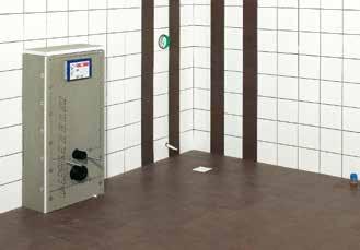 MONTERINGSANVISNING VÄGGHÄNGD WC 7 8 När limning och skruvning är klar skall skarvarna förstärkas med