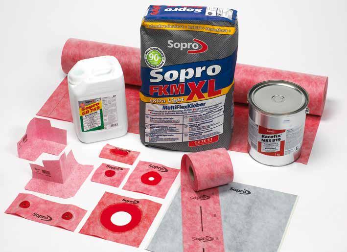 SYSTEMINNEHÅLL DETTA BEHÖVER DU Sopro GD 749 Primer Primer GD 749 används som dammbindare och för att öka vidhäftningen.