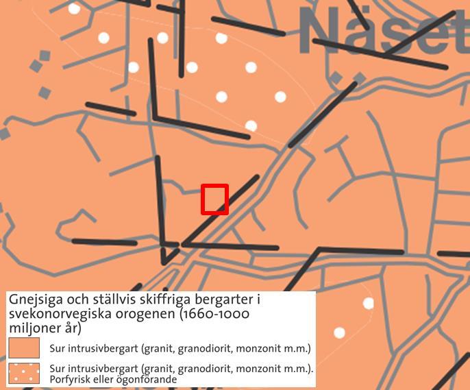 3.2 MARKRADON Mätning av markradon utfördes i 6 st punkter på fast rent berg, se Figur 7. Mätningarna utfördes 2016-10-05 av Thomas Månsson, WSP.