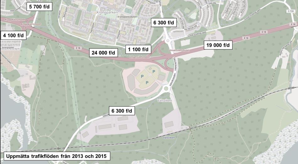 2 FÖRUTSÄTTNINGAR Under högtrafik idag uppstår det köer på Rävbergsgatan (vägen in till handelsområdet) samt på Välsviksleden in mot det befintliga handelsområdet.