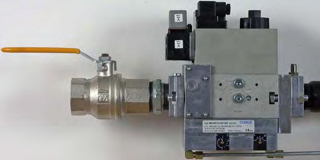 MULTIBLOCK, MB-VEF 412-425 B01 Översikt 3 1 5 17 2 16 10 11 18 4 14 15 6 819 9 7 12 13 20 1. El-anslutning gastryckvakt mini 2. El-anslutning gasventil 3. Tryckvakt mini 4. Flänsanslutning ingång 5.