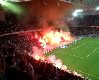 Tidningen Årsta/Enskede 1 april 7 april 2017 19 I många år har det diskuterats hur man ska få bukt på problem kring fotbollsmatcher.