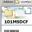 1 1 2 Om guideskärmen inte tänds automatiskt så utför följande procedur: t För Windows 2000 på sidan 95. 4 Dubbelklicka på [DCIM].