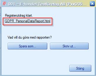Sida 5 (15) När registerutdraget är genererat går det att förhandsgranska rapporten, eller välja att spara ned lokalt