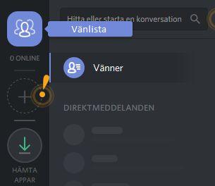 Designförslag Vänhantering Något som de flesta användare hade problem med var med vänhantering, mycket av problemet här var att hitta till var ens vänner finns.
