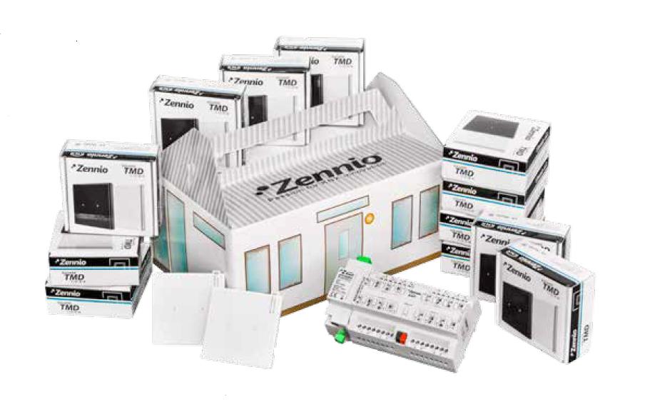 Zennio KNX Villapaket E7 389 8 Färdigprogrammerat bara att installera!
