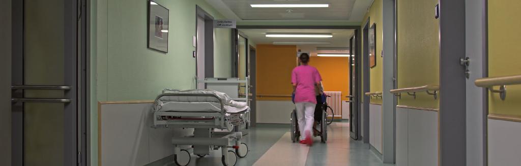 KORRIDORER (sjukhuskorridor, användningssätt nr 40 enligt ENEV 2014) PROBLEMSTÄLLNING I sjukhushallar ska belysningen till- och frånkopplas automatiskt efter behov, dvs.