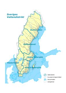 Vatten system och struktur Miljökvalitetsmålen Ingen övergödning, Levande sjöar och vattendrag, Hav i balans samt levande kust och skärgård, Grundvatten av god kvalitet, Bara naturlig försurning,