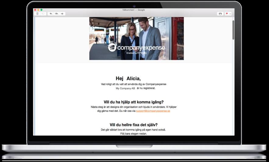 1. Kom igång Nu har du satt upp din organisation och fått ett välkomstmail. Det betyder att din organisation är aktiverad. Följ nu de enkla stegen nedan eller i mailet du fått för att komma igång. 2.