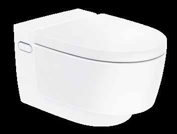 1 LUKTUTSUGNINGSENHET Otrevliga lukter sugs in i WC-porslinet av den tysta luktutsugningsenheten som startar automatiskt.
