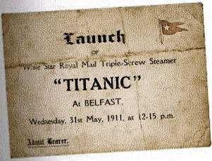 Inbjudan till stapelavlöpningen den 31 maj 1911 Se bildspelet Kom och se det fantastiska bildspelet från byggnationen av Titanic som Kenneth Wikberg har fått