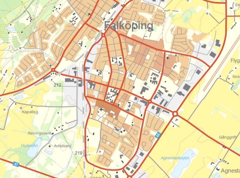 Gamla Stan 2:21 Falköpings kommun Översiktlig miljöteknisk undersökning Rapport 170904 3 OMRÅDESBESKRIVNING 3.