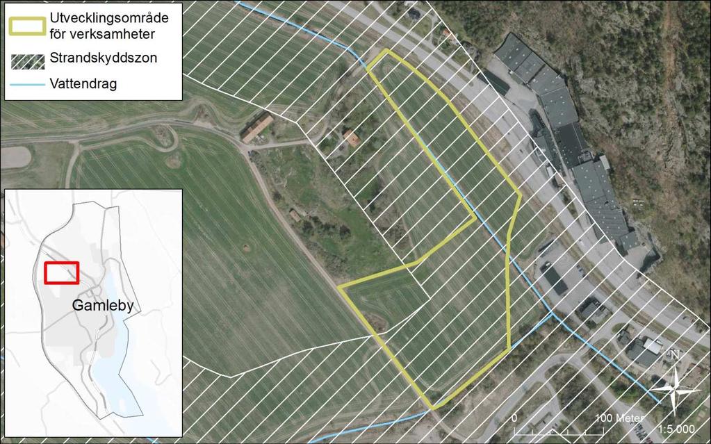 Miljöpåverkan från omgivande verksamhet Närheten till jordbruksmark även med ett skyddsavstånd på 50 m i enlighet med ÖP 2025 kommer att leda till miljöpåverkan i form av buller från traktorer,