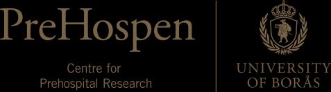 Bilaga 8 Verksamhetsplan 2018 PreHospen Centrum för prehospital forskning PreHospen Centrum för prehospital forskning PreHospen är en centrumbildning vid Högskolan i Borås (HB).