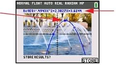 Innan du startar den interaktiva funktionen QuickPlot och Fit Equation i grafområdet, var noga med att ställa in Background Image Var och övriga grafinställningar på skärmen FORMAT.